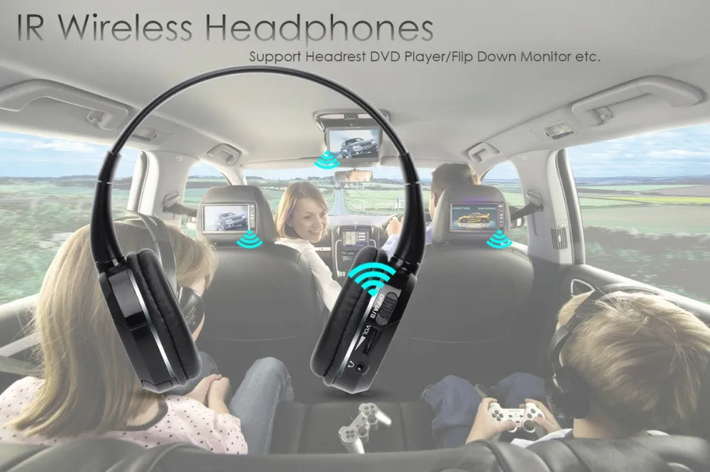 AUTOWINGS 1 Piece Wireless Game Control for Our Headrest Car Monitor | Автомобили и мотоциклы