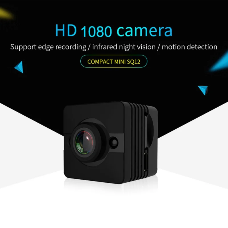 Original SQ12 Mini Camera WIFI Camera FULL HD 1080P Night Vision Waterproof shell CMOS Sensor Recorder Camcorder