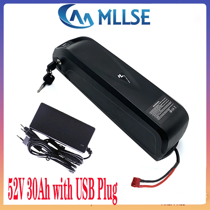 52V батарея ebike Hailong Downtube 30AH 30A 40A BMS 350W 500W 750W 1000W 1500W 18650 ячейка BBS02 BBS03 BBSHD|Комплекты