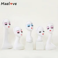 maelove wig head mannequin manikin head model wig jewelry hat display wig stand holder hair accessories tools
