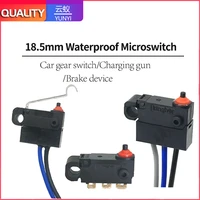 waterproof cable micro switch ip67 three pin lever rubber button electronic lock d2hw dw 14 7mm 3a