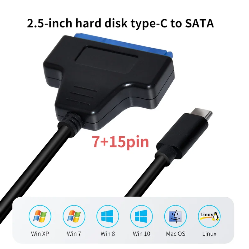 

ATA 3 Cable Sata to USB Adapter 6Gbps for 2.5 Inches External SSD HDD Hard Drive 22 Pin Sata III Cable USB 3.0 Port connection