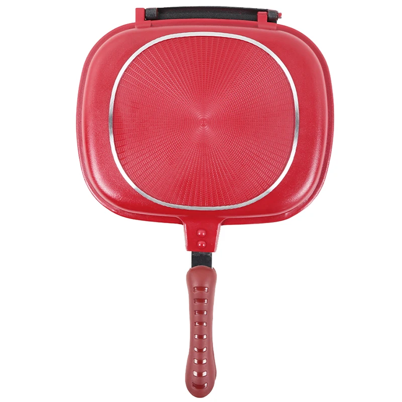 Двусторонняя сковорода с антипригарным стейк Сковорода для блинов посуда