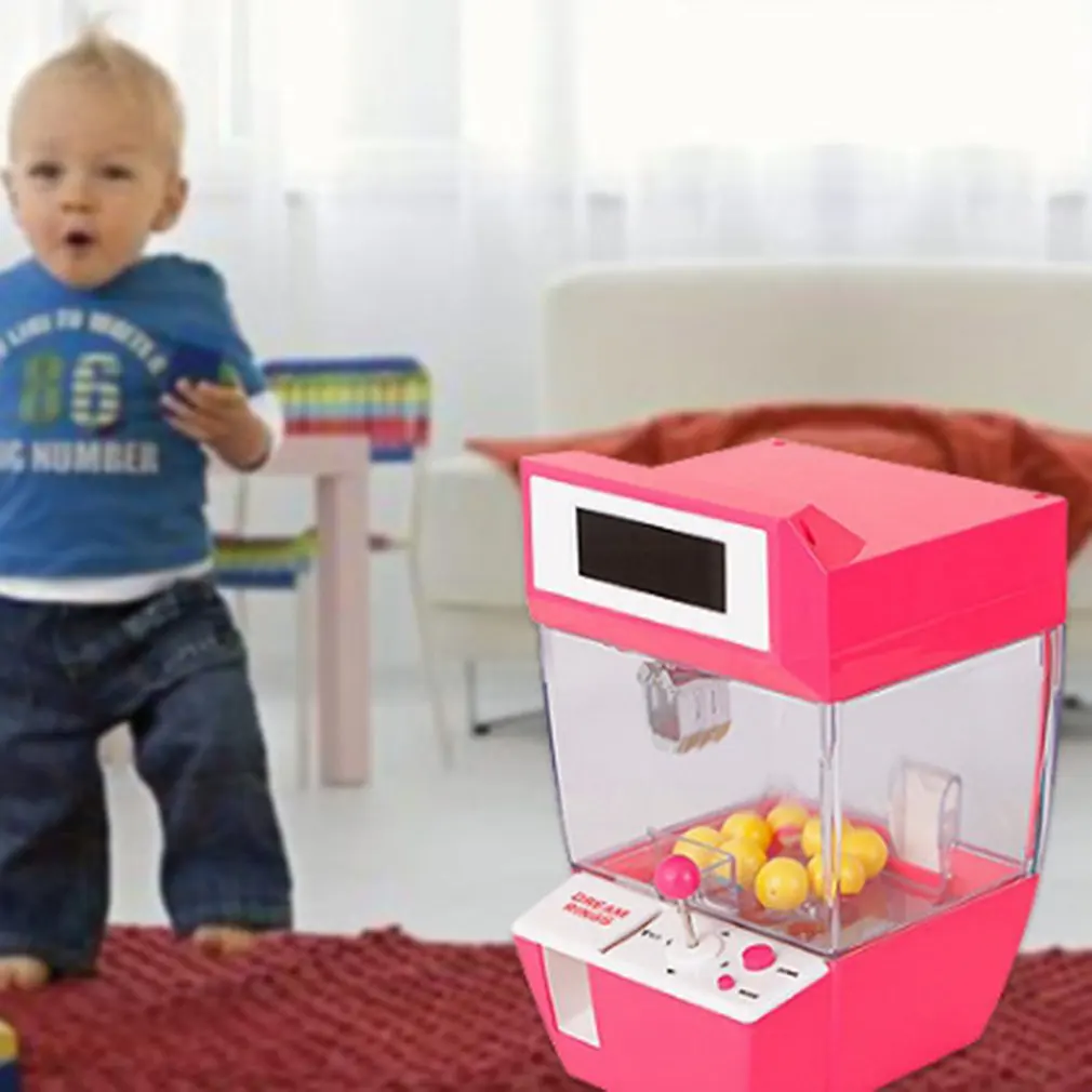 Ловец будильник монетная игровая машина кран конфеты кукла захват коготь