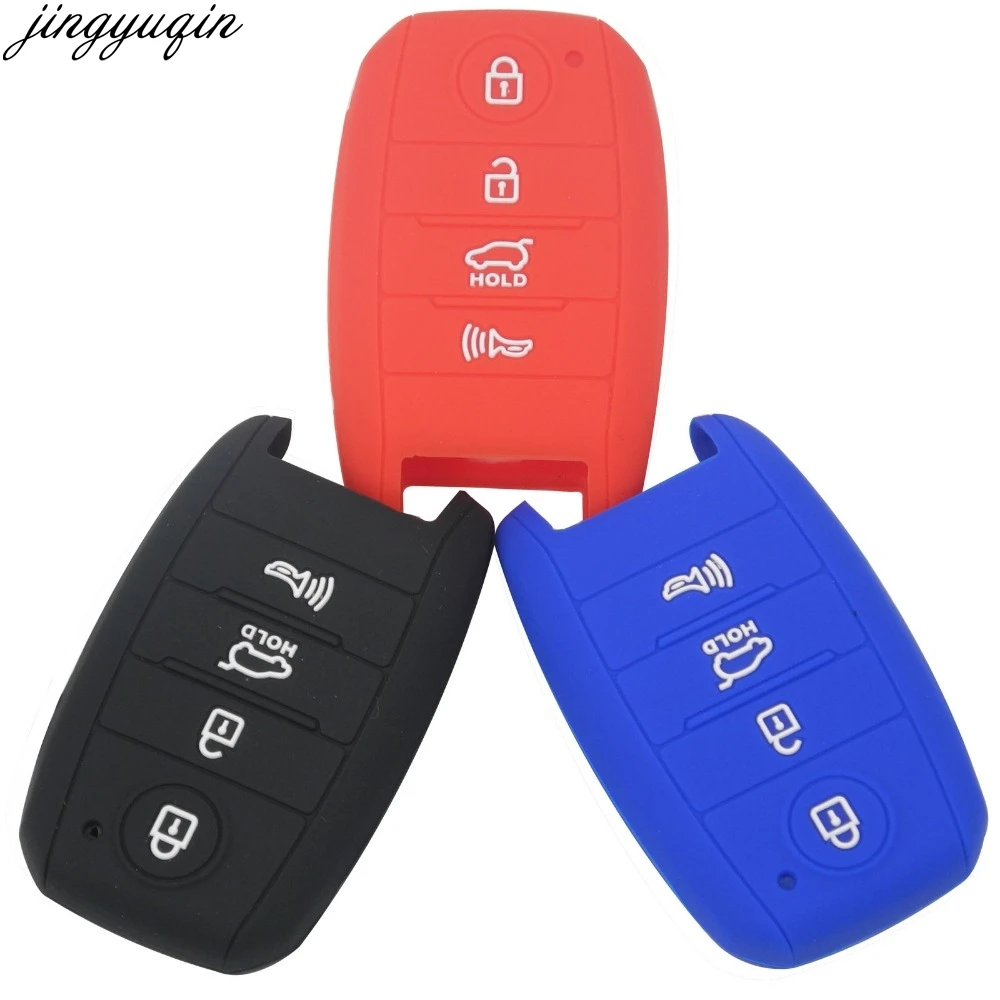 Дистанционный 4 B силиконовый для ключа автомобиля чехол Для Киа церато ФОРТЕ Sorento