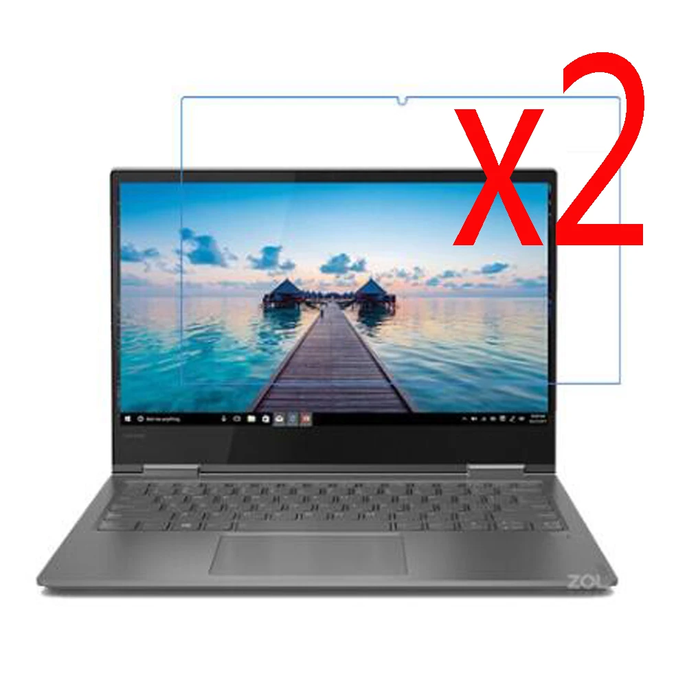 Прозрачная защитная пленка для ЖК-экрана, защитная пленка для Lenovo Yoga C740 C940, 14-дюймовый ноутбук, 2 прозрачных пленки + 2 чистой ткани