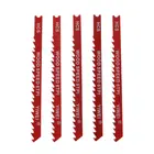 5 шт., прочный U-образный хвостовик из высокоуглеродистой стали, 6 TPI, Сабельная пила для резки по дереву