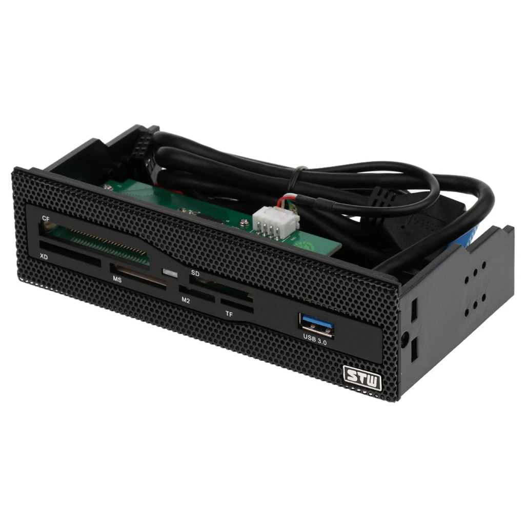 Чехол для настольного компьютера 5 25 дюйма внутренняя панель кардридер порт USB 3