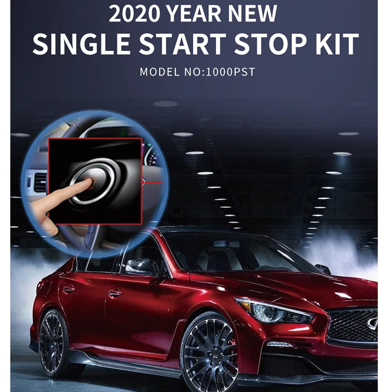 Cardot 2g RFID невидимая Автомобильная сигнализация кнопка запуска и остановки