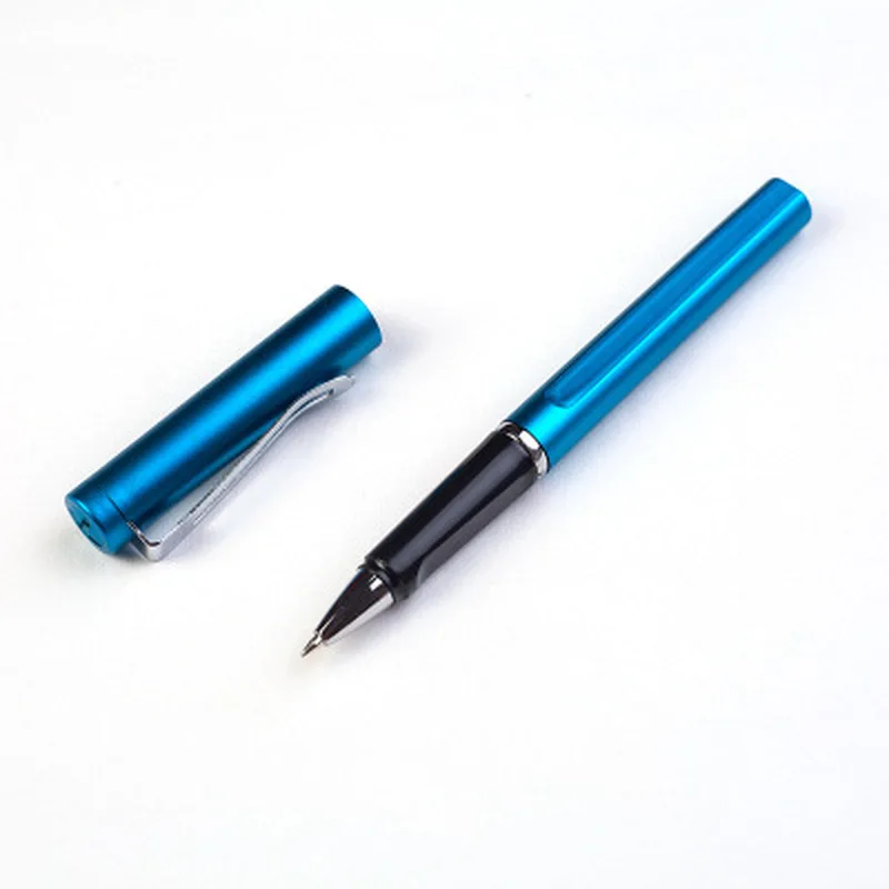 1 шт. Новая металлическая шариковая ручка для подписи гелевая школьные