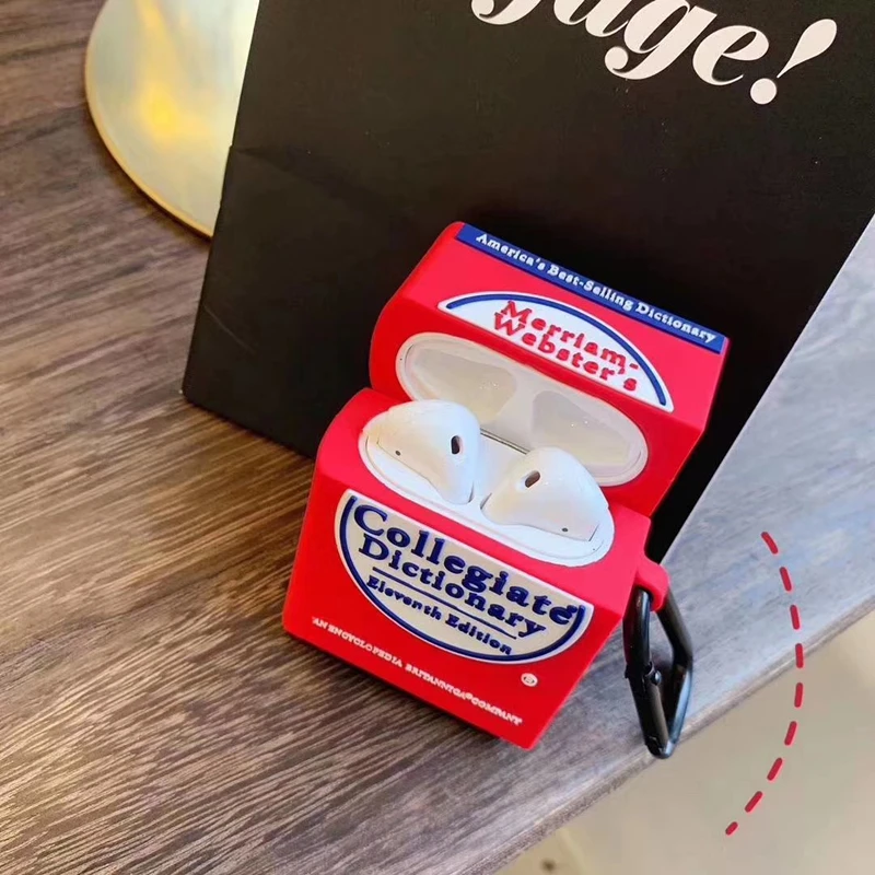 Роскошные модные брендовые 3D английские словаря funnly Симпатичные Силиконовые