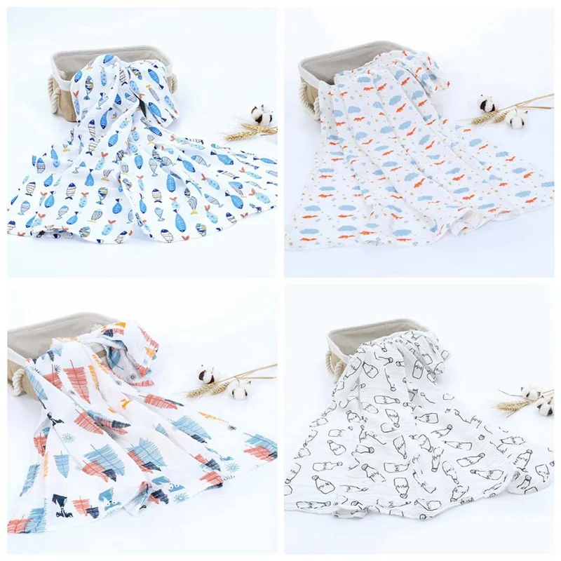 1 шт. Детская Хлопковая пеленка для новорожденных | Мать и ребенок