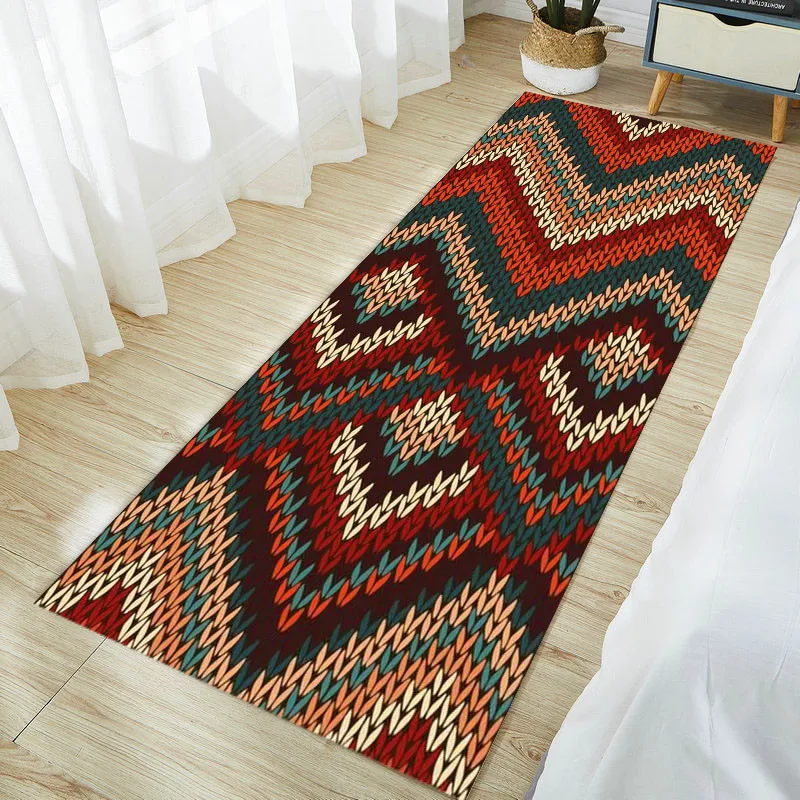 Новый Этнический классический Коврик для двери Нескользящие Коврики кухни