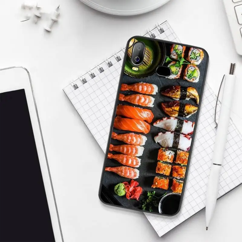 HPCHCJHM чехол для телефона с изображением японской кухни Суши Samsung A10 A20 A30 A40 A50 A70 A71 A51