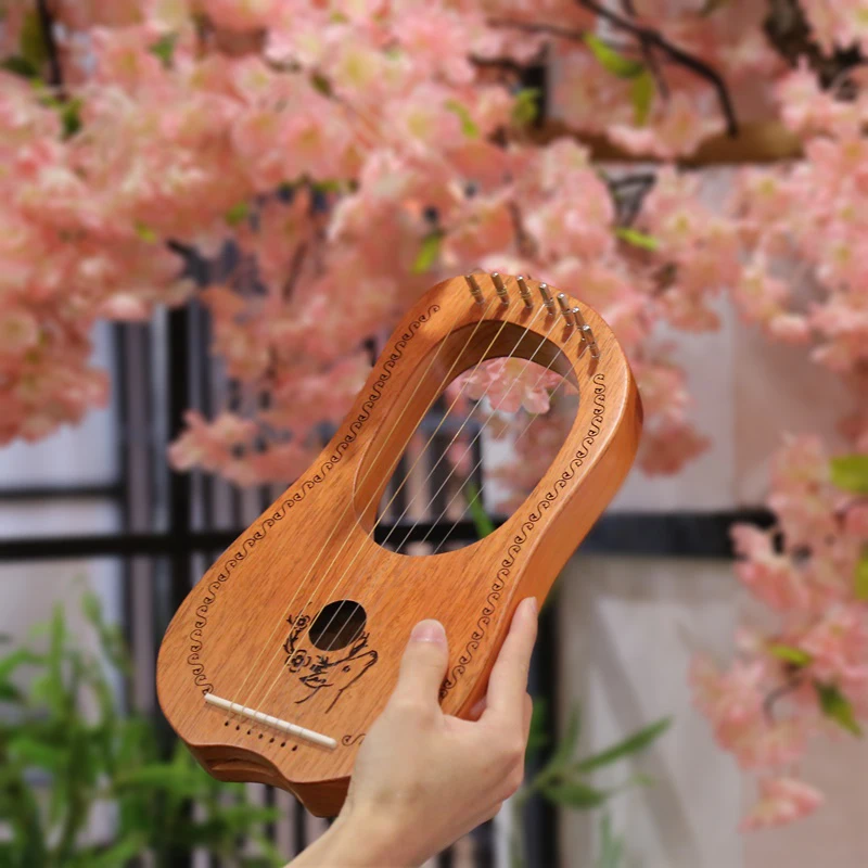 Маленький harp 7/10/16 струны из твердой древесины Энтони компактный портативный