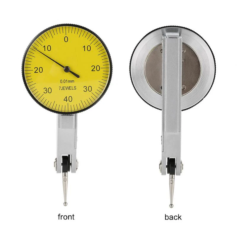 Hot 0-0.8Mm Lever Dial Indicator Meter Tools Kit Test Gage With Grey Case Precision 0.01Mm | Инструменты