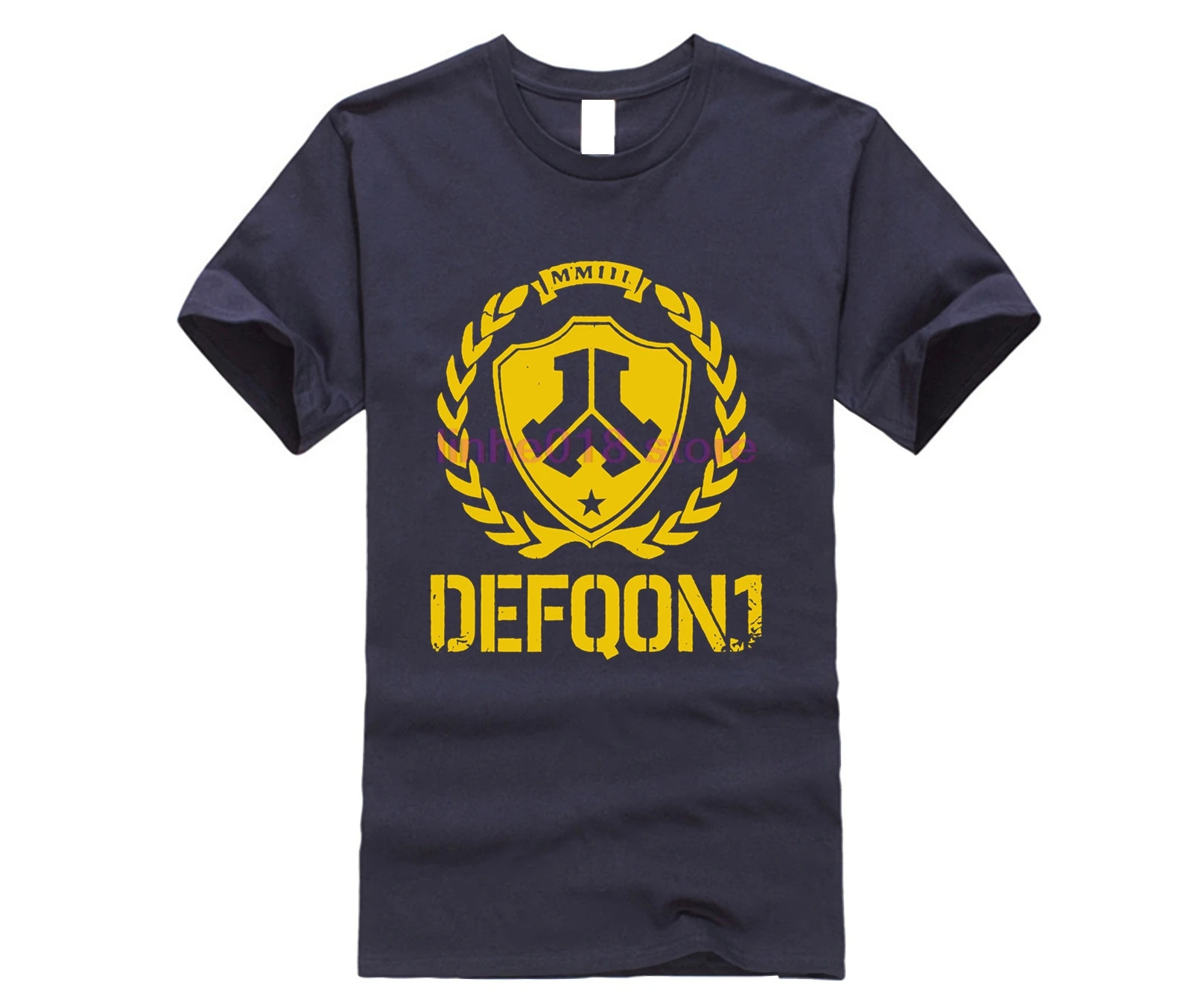 Defqon.1 футболка с коротким рукавом на заказ Мужская рубашка в стиле хип хоп