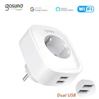 Умная розетка Gosund с Wi-Fi и двумя USB-портами
