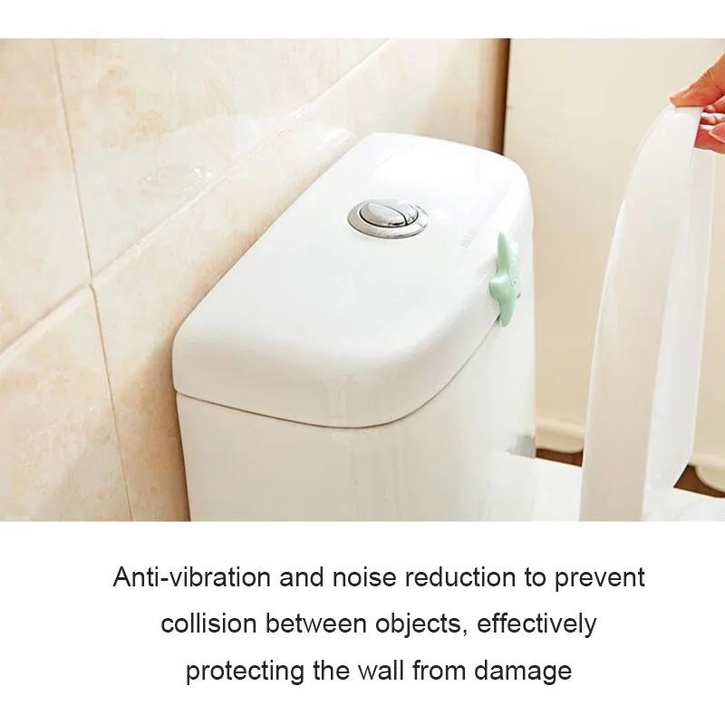 Self-adhesive Wall Protectors Silicone Bumper for Door Handle Stop Shockproof AC889 | Дом и сад