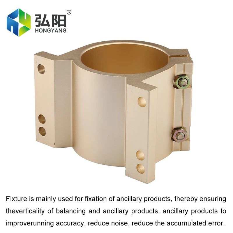 Шпиндель фрезерного станка с ЧПУ золотой Наклонный зажим 65 80 мм зажимное