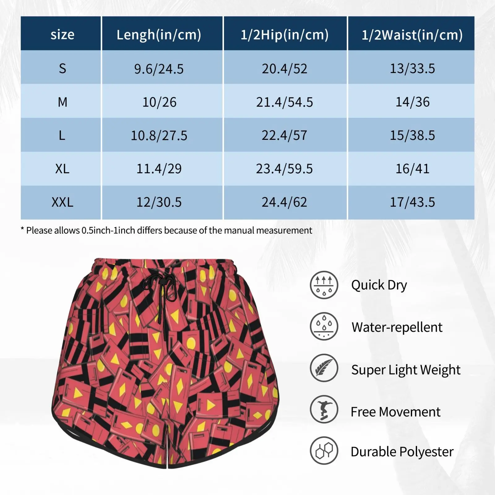 

Spirited Away Inspired Bath Token Pattern Swim Shorts Women Beach Shorts Fanart Spirited Away Bath Tokens No Face