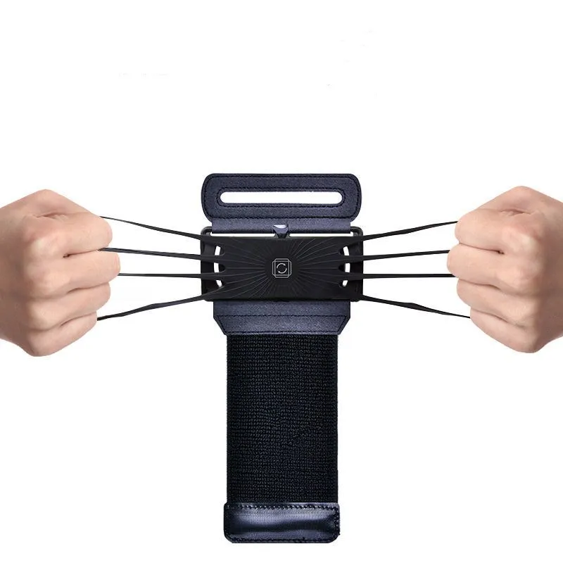 

Universal Bag for Sports Arm Band Wrist Cell Phone Holder Running Gym Armband Fitness 180° Rotating for 4''-7.9'' mobile