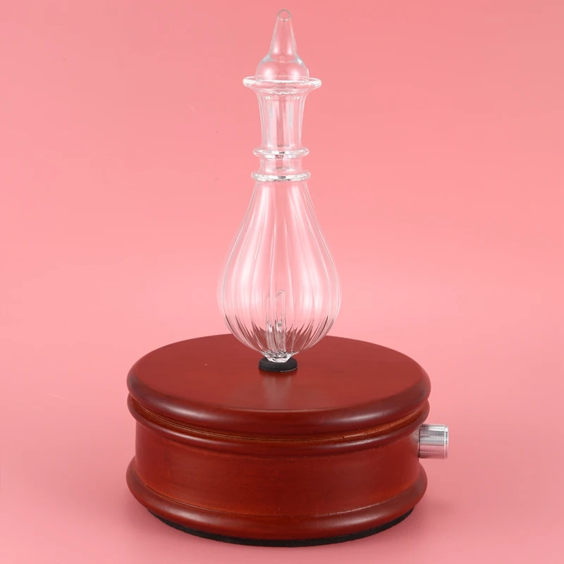 Waterless Essential Oil Diffuser Wood And Glass Aromatherapy Aroma Difusor Nebulizer For Home Brown Eu Pl | Бытовая техника