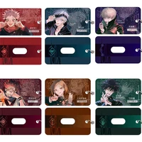 anime jujutsu kaisen abs bus bank card id cards holder student keychain card case cosplay cover pendant prop decor xmas gifts