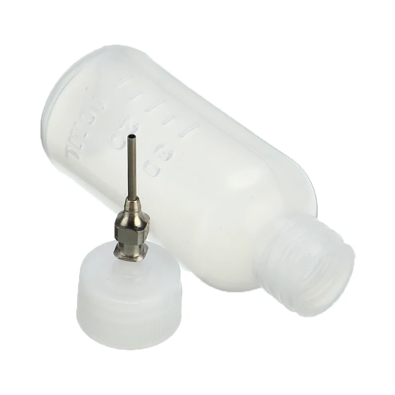 

30ml Plastic Henna Tattoo Bottle Body Paint Metal Nozzle Applicator Drawing Bottle With Sealing Cap For Stencil Paste Cream