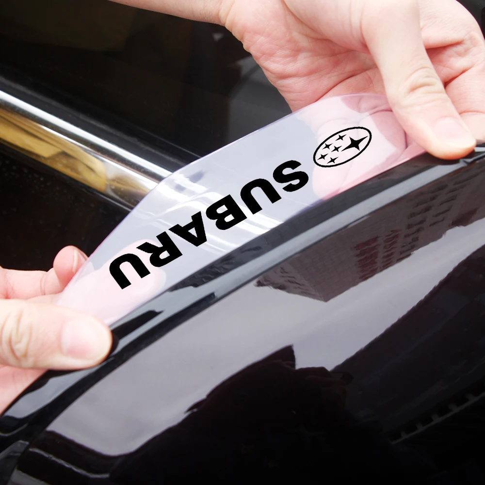 

2pcs Car Rearview Mirror Rain Eyebrow Protector Cover Sun Visor Shade Shield Universal For Subaru Impreza Forester Outback STI