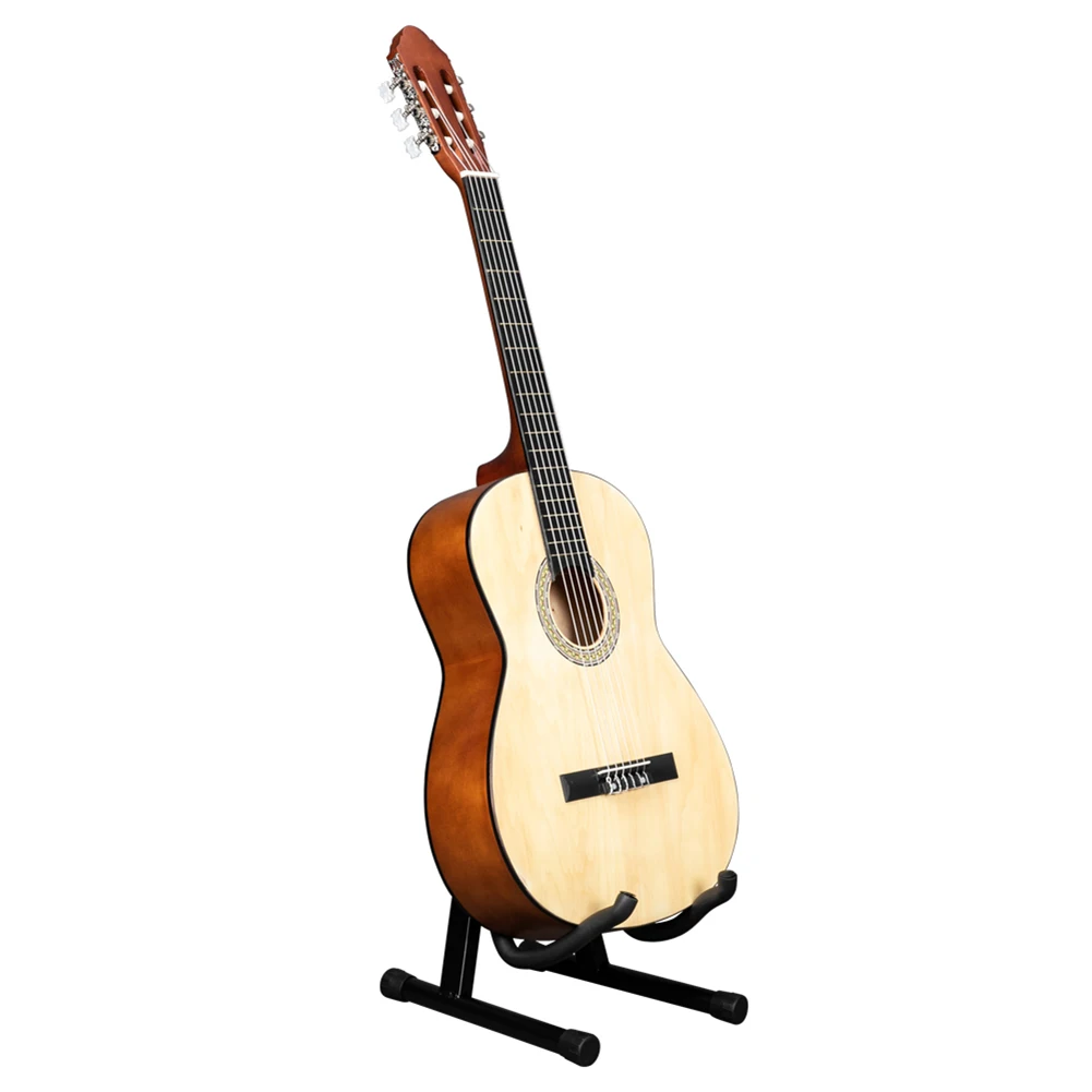 

Collapsible Electric Guitar Bass Stand Iron Sponge Portable Stand Holder Base BHD2