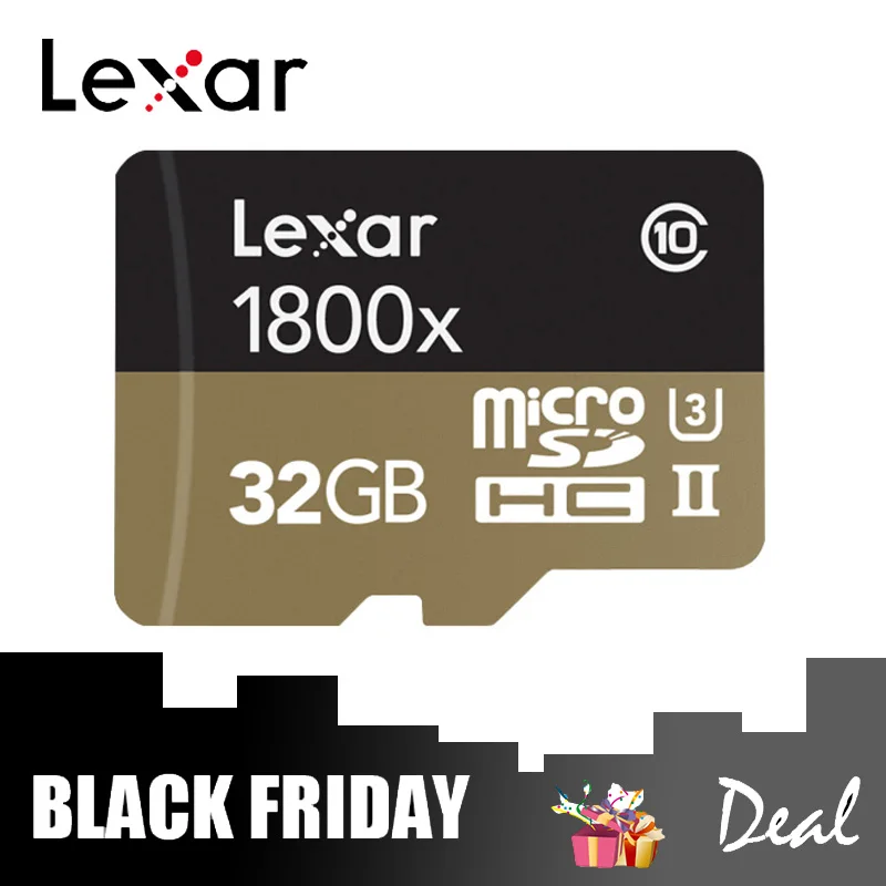 Lexar Micro SD карта 1800x памяти 32 Гб TF 64 SDXC UHS-II 270 МБ/с./с флеш-накопитель для камеры |
