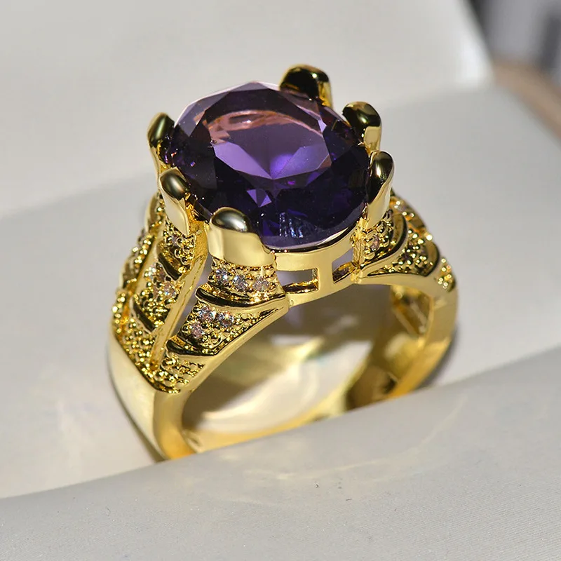 Мужское кольцо-пасьянс 925 пробы серебро 8ct AAA CZ роскошные ювелирные изделия для