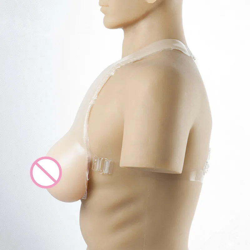 6000g Artificial Fake Huge Breast Forms with Straps KK Cup Large Boobs Push Up Bra  Bras  Bras for Women  Lingerie  Pink