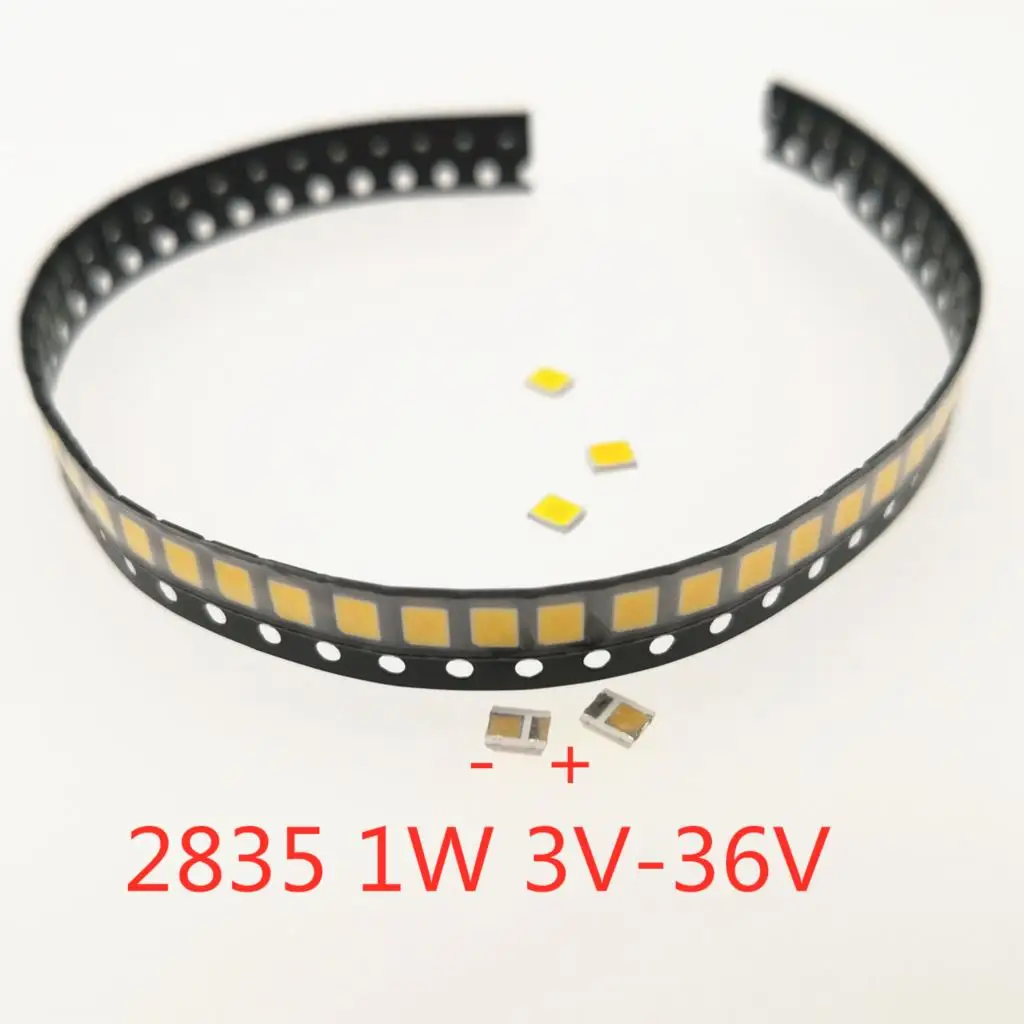 Светодиодные кристаллы SMD 100 1 Вт 3В 6В 9В 18В 30В цепочка ячеек светильник лого белого