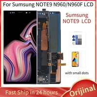 original amoled lcd for samsung galaxy note9 n960f n960ds display with frame touch screen digitizer replacement service pack
