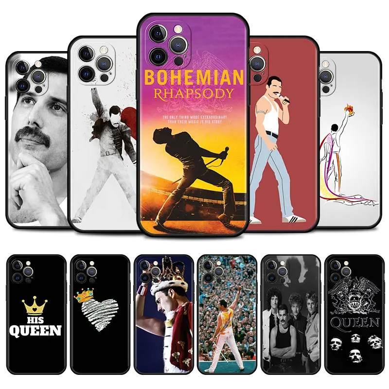 Чехол для телефона Queen Freddie Mercury iPhone 13 Pro 12 Mini 11 Max XR X 7 8 6 6S Plus XS 5S SE 2020 | Мобильные