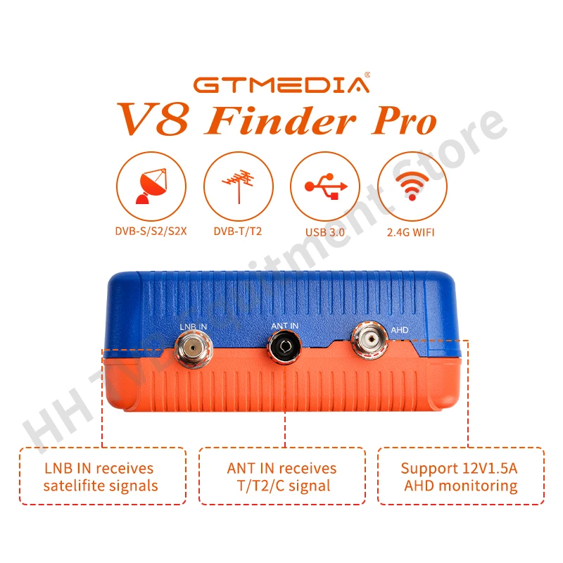 GTMEDIA V8 Finder2/Pro/измеритель спутниковый прибор для измерения сигнала Φ/S2/S/T2/T/C/Φ H.265