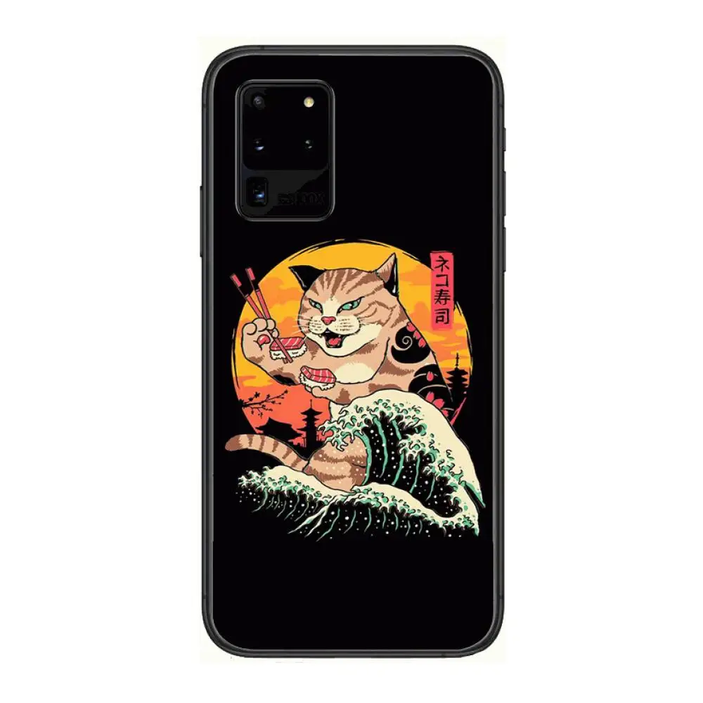 

Ghost face samurai puls mobile phone case frosted protective cover soft TPU anti-drop Phone cover hull For SamSung Galaxy S 6 7