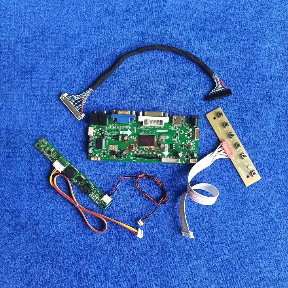 

Плата контроллера привода, совместимого с DVI VGA HDMI, экран WLED Kit 1440*900, 30-контактный LVDS подходит для M195FGE/M195FGK/M195RTN01.0/M195RTN01.1