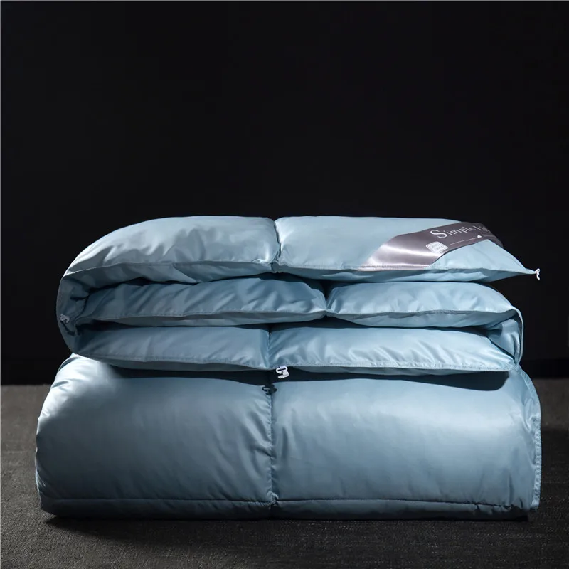Зимние пододеяльники с искусственными перьями утолщенные из 100% хлопка чехол для