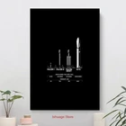 Плакаты и принты Big F ing Rocket BFR SpaceX Elon, новая горячая художественный постер картина, рисунок для дома, офиса, отеля, квартиры