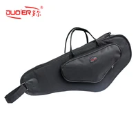 duoer 600d thicken padded saxophone bag alto sax case 15mm foam double zipper with adjustable shoulder strap