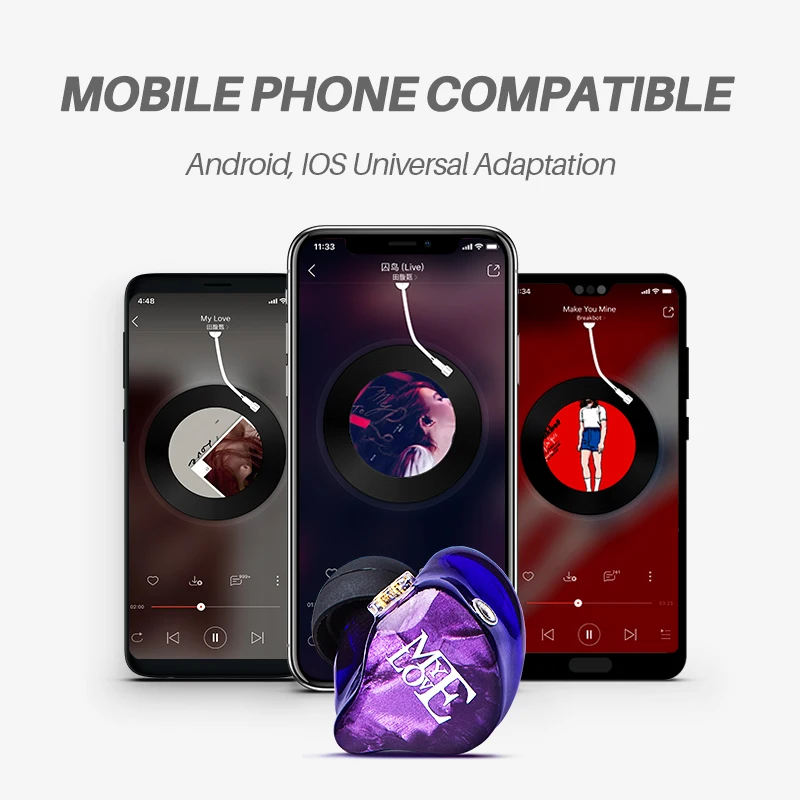 

TFZ AIR Mylove Bluetooth Hifi Earphones APTX Wireless Upgrade Module Cable Detachable Cord Applies earphone with mic headset