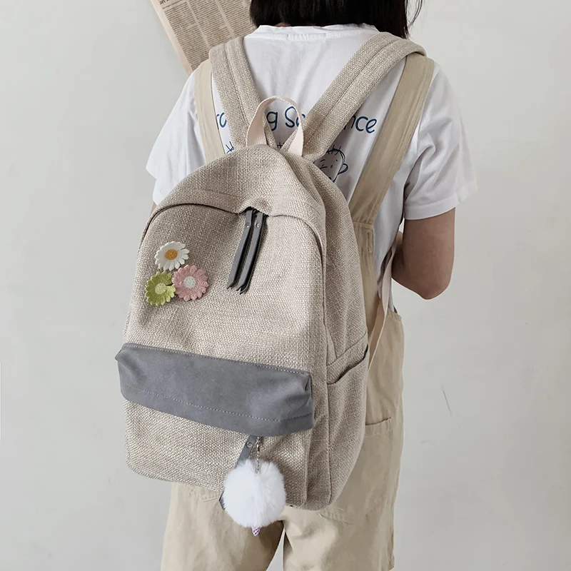 2020 Small Daisies Design Women Backpack Fashion Female Schoolbag Bag for Teenager Girl Travel Student Book Mochila | Багаж и сумки
