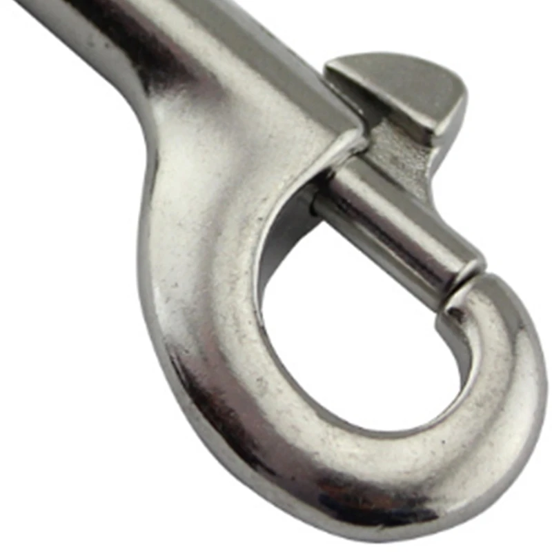 

5PCS Marine Stainless Steel Stud Bolt Snap 115mm Heavy-Duty Snap Hook for Sucba Diving Pet Chain