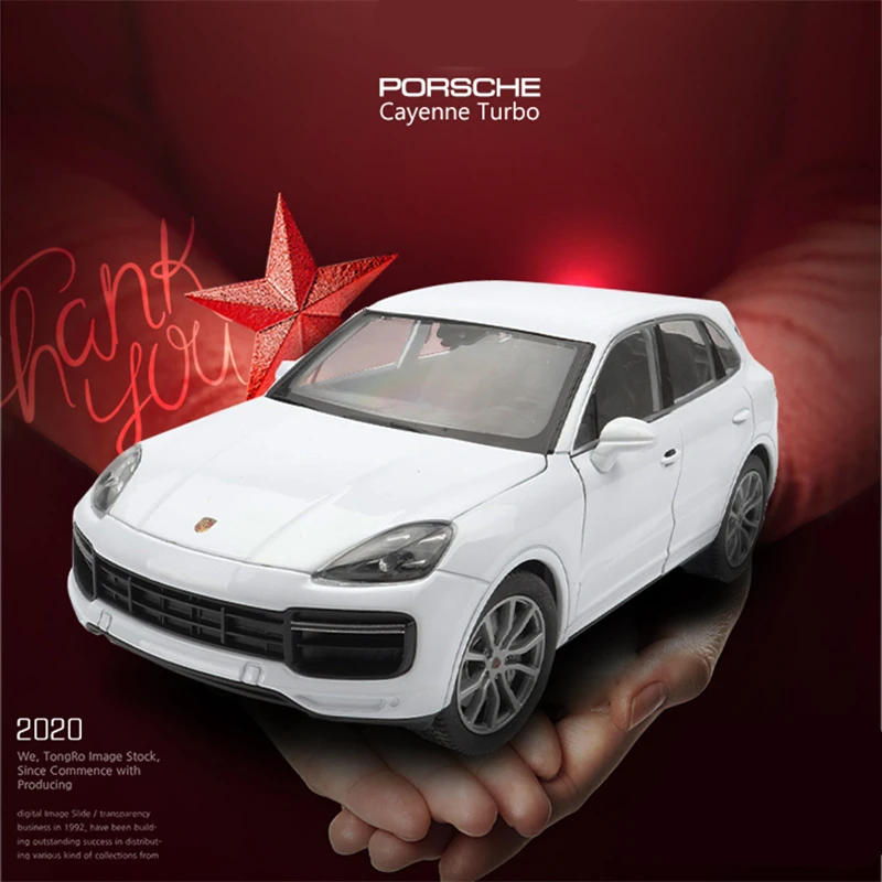 

New 1/24 Porsche Cayenne SUV Alloy Car Model Diecasts & Toy Vehicle Metal Toy Car Model High Simulation Collection Kide Toy Gift
