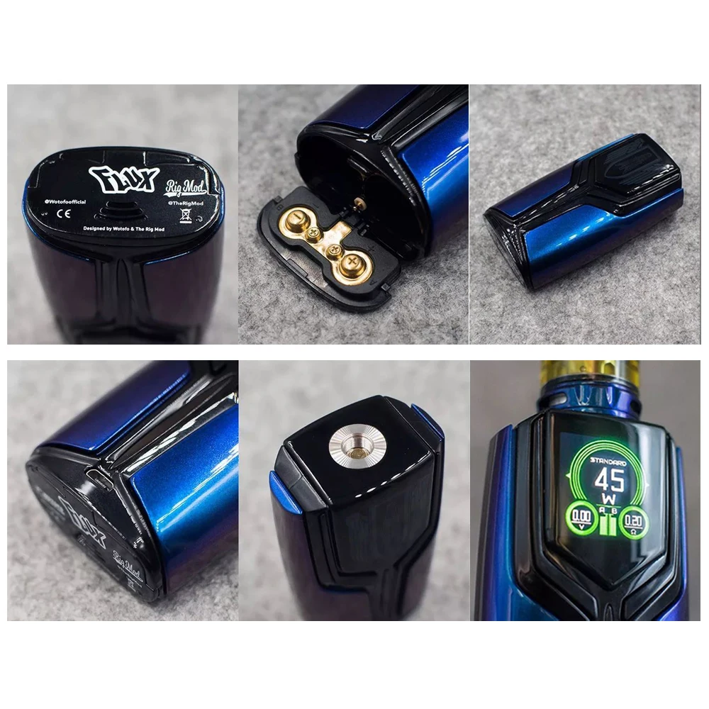 Оригинальный комплект Flux Vape 200 Вт коробка мод с 25 мм поток Pro SubTank распылитель для