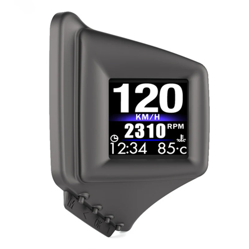 

Universal Car HUD Heads Up Display OBD GPS Dual Mode Multifunction Speed Clock Water Temperature Display CSL88