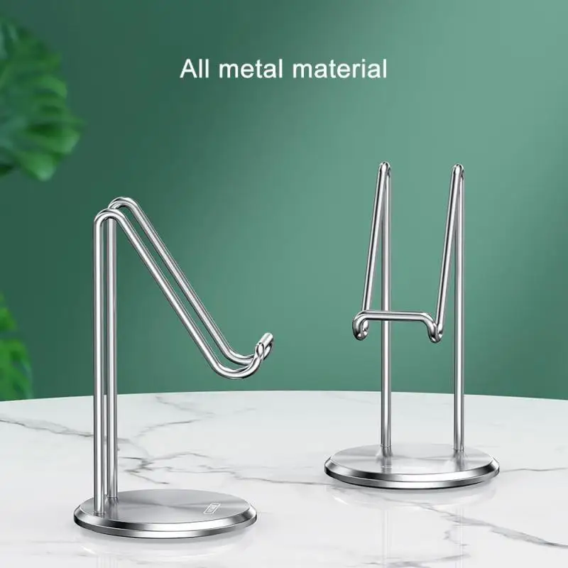 

All Metal Mobile Phone Holder Stand Desktop Stand Tablet Universal Holder Full Metal Phone Stand For IPhone IPad Android Phone